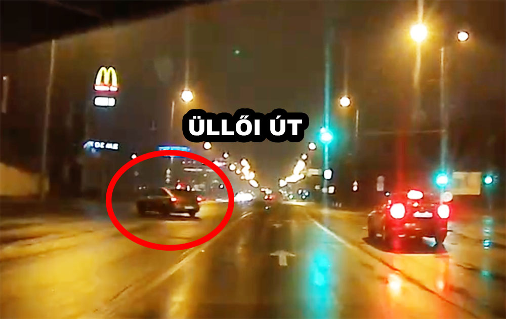 Neki teljesen elmentek otthonról! Ezt művelte a 6 sávos Üllői úton – VIDEÓ