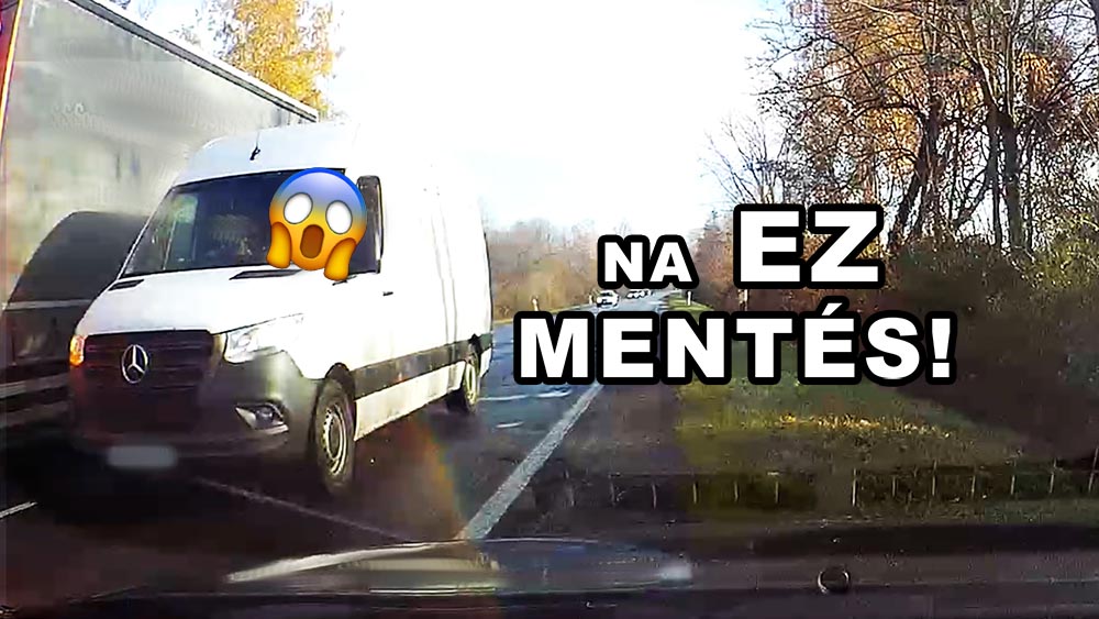 Videón az elképesztő mentés. Az út állapota sem segített a helyzeten