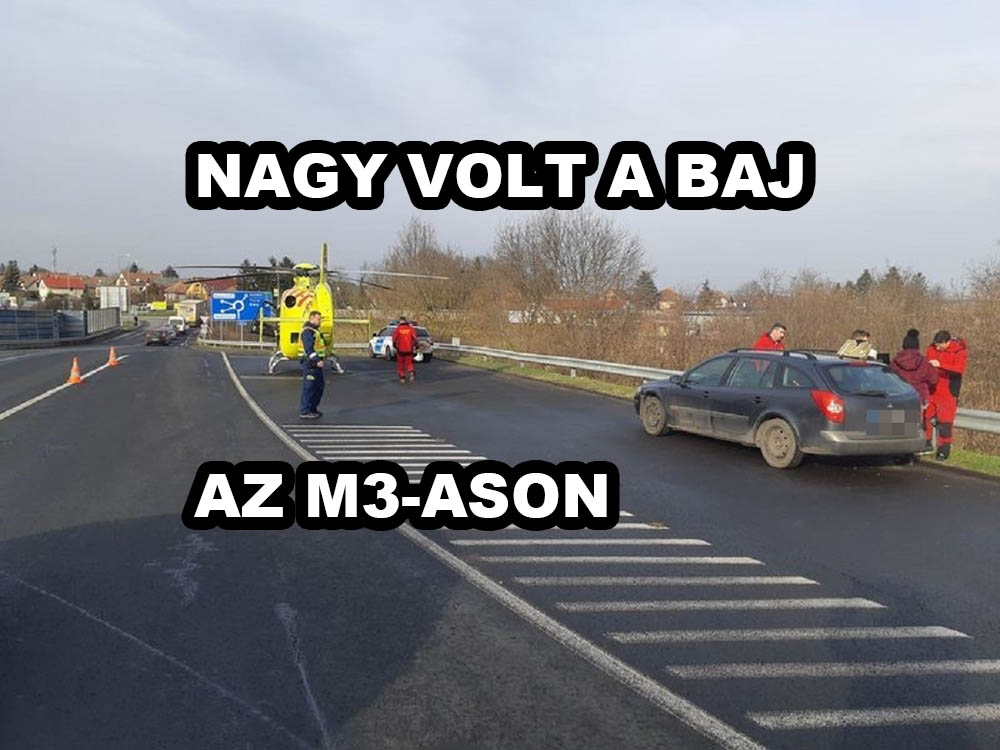 Csecsemőt élesztett újra a hős rendőr az M3-ason – FOTÓK