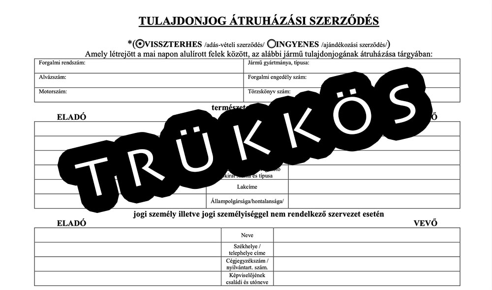 Így lehet dupla árat kapni az eladott kocsiért. Ne csináld utána!
