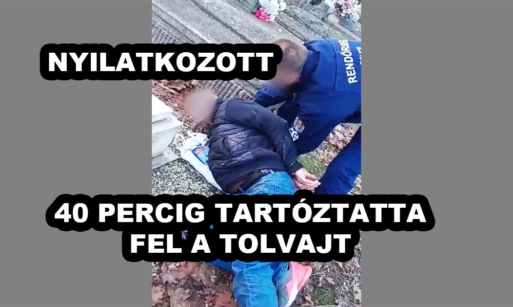 „Megjártam a szerb háborút is, nem félek az ilyenektől” – nem hagyta, hogy meglopják, elkapta a tolvajt, majd 40 percet várt a rendőrökre