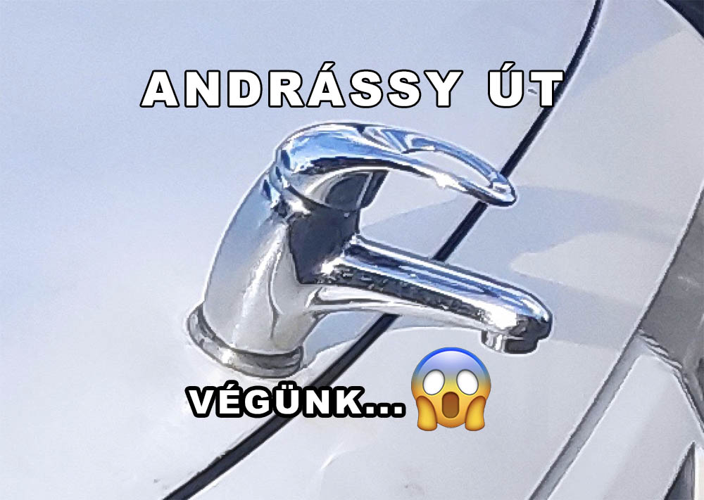 Olyat fotózott ma olvasónk az Andrássy úton, hogy nem tudtuk feldolgozni