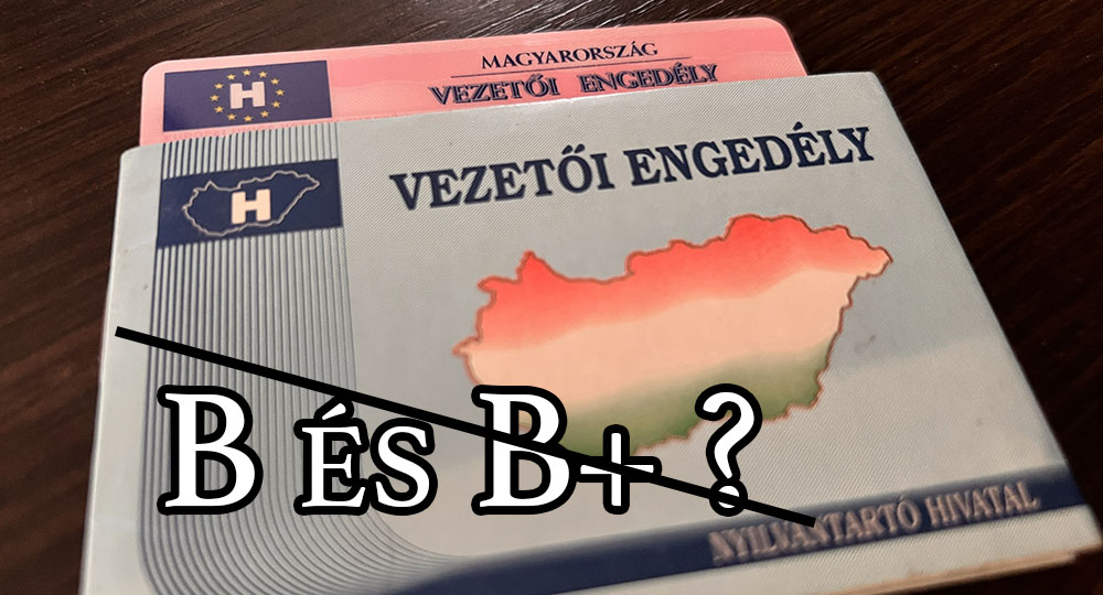 Úgy néz ki mégsem osztják fel a B kategóriás jogsikat B és B+ kategóriákra