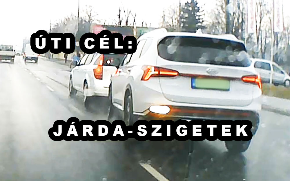 VIDEÓ: A járda-szigetek nem túl vonzó úti cél! Ők máshogy látják…