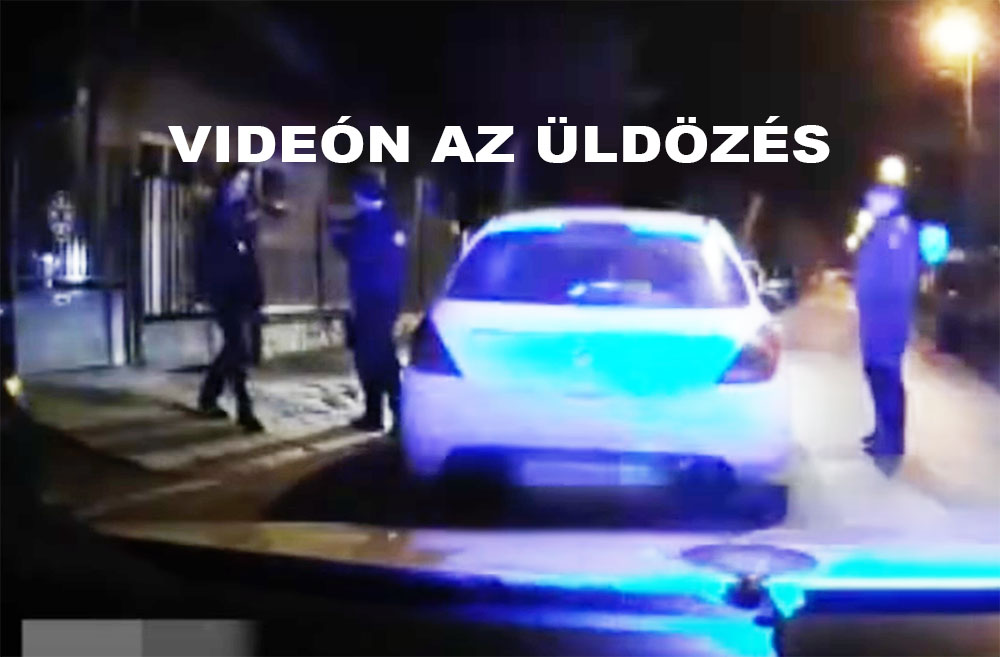 VIDEÓ: Törött szélvédő miatt akarták megállítani – Üldözés lett belőle