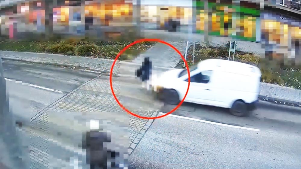 Elütötte a szabálytalan biciklist és métereken át tolta – VIDEÓ