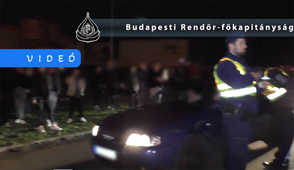 Több száz autó gyülekezett illegális gyorsulási versenyre egy soroksári parkolóban. Megjelentek a rendőrök