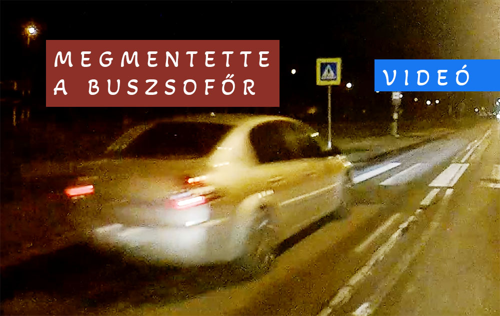 Buszvezető mentett meg egy gyalogost a gázolástól a Nagykőrösi úton