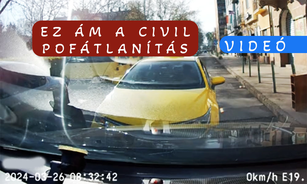 Kénytelen volt visszatolatni Pesterzsébeten egy tolakodó taxis