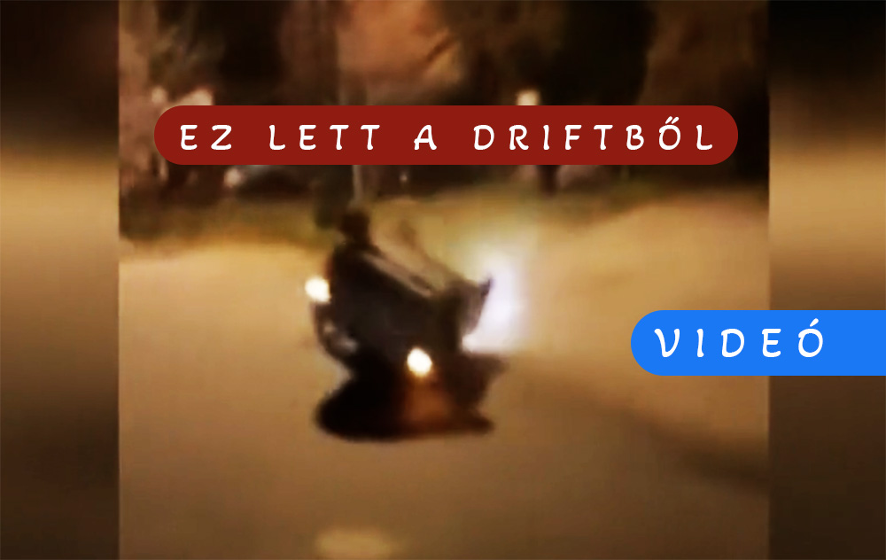 Driftelni akart, hatalmasat borult a kaposvári teherpályaudvaron egy sofőr