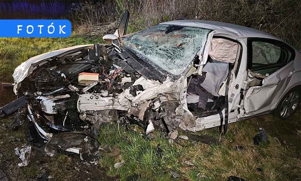 Hét sérült – köztük három gyerek – a pápateszéri frontális balesetben
