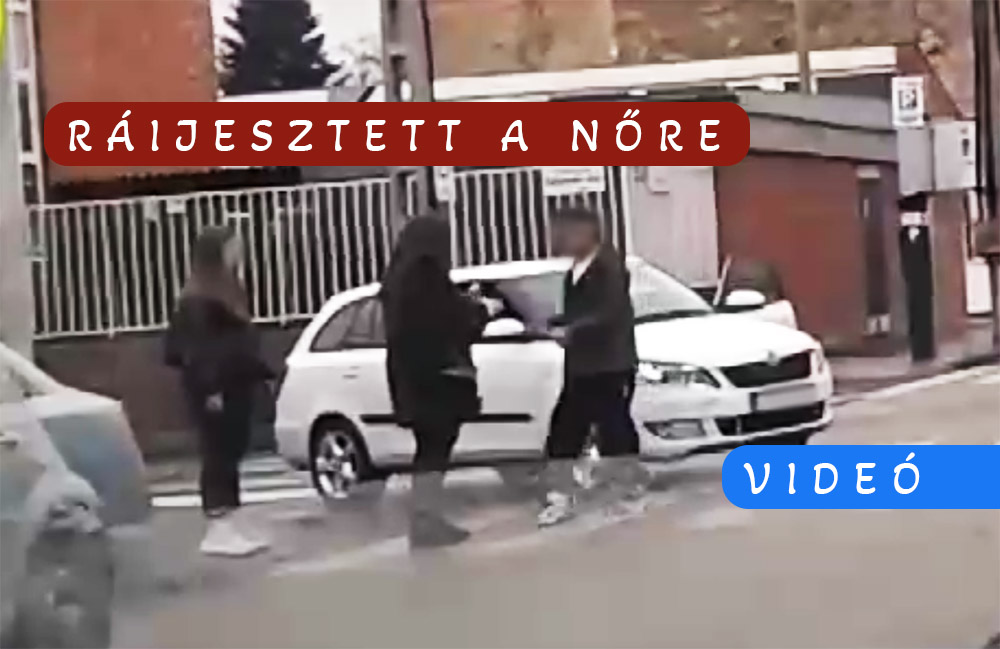 Megsértődve kipattant a kocsiból és ráijesztett egy nőre, mert a zebrán szabályosan át akartak menni előtte