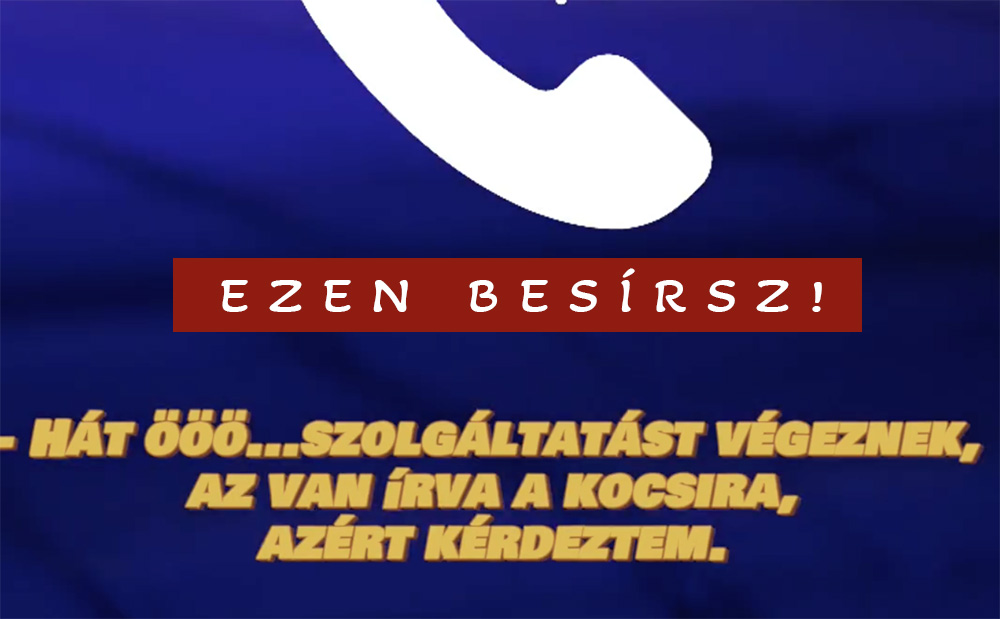 Hangfelvétel: „Szolgáltatást” igényelt a 112-n egy férfi