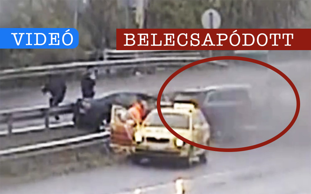 Belecsapódott az autómentőbe az M0-áson