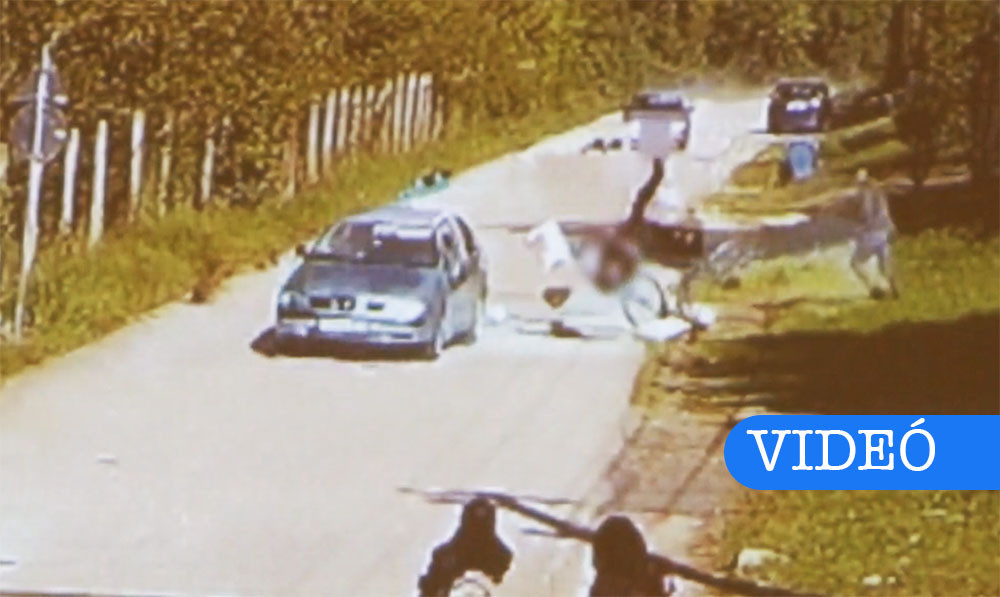 Mindent tagadott, de most nyilvánosságra került a balesetről készült felvétel