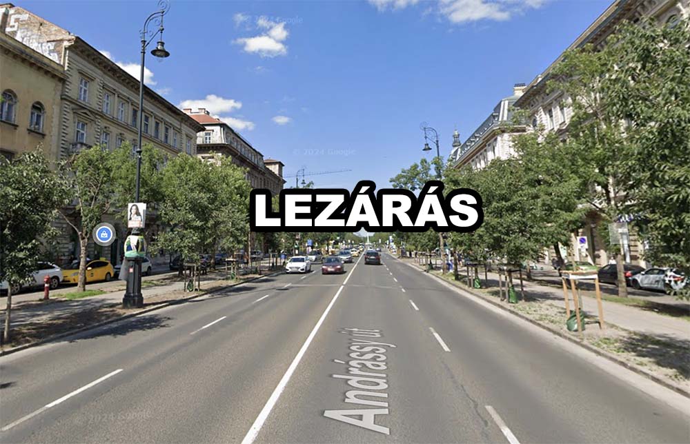 Mától vasárnapig lezárták az Andrássy út egyik szakaszát a Terézvárosi Fesztivál miatt